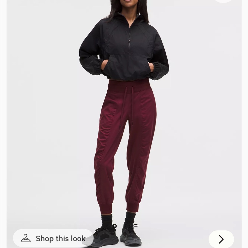 Lululemon Dance Studio Women’s Burgundy Jogger Pants